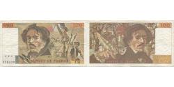 World Coins - France, 100 Francs, Delacroix, 1984, EF(40-45), Fayette:69.09, KM:154b