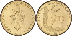 World Coins - Coin, VATICAN CITY, Paul VI, 20 Lire, 1970, , Aluminum-Bronze, KM:120