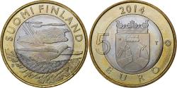 World Coins - Finland, 5 Euro, Cuckoo, 2014, Vantaa, Bi-Metallic, , KM:207