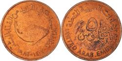 World Coins - Coin, United Arab Emirates, 5 Fils, 1982, British Royal Mint, , Bronze