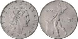 World Coins - Italy, 50 Lire, 1972, Rome, Stainless Steel, , KM:95.1