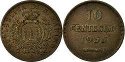 World Coins - Coin, San Marino, 10 Centesimi, 1935, Rome, , Bronze, KM:13