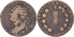 World Coins - Coin, France, Louis XVI, 12 deniers françois, 1792 / AN 4, La Rochelle
