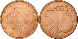 World Coins - Slovakia, 5 Euro Cent, 2008, Copper Plated Steel, , KM:3084