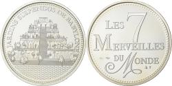World Coins - France, Medal, Merveilles du monde, Jardins suspendus de Babylone, Silver