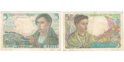 World Coins - France, 5 Francs, Berger, 1947, O.150 68117, EF(40-45), Fayette:05.07, KM:98b