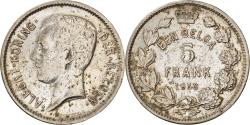 World Coins - Coin, Belgium, Albert I, 5 Francs, 5 Frank, 1930, , Nickel, KM:98