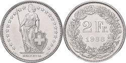 World Coins - Coin, Switzerland, 2 Francs, 1988, Bern, , Copper-nickel, KM:21a.3