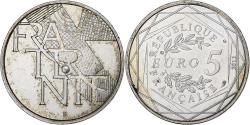 World Coins - France, 5 Euro, Fraternité, 2013, Pessac, Silver,