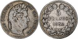 World Coins - Coin, France, Louis-Philippe, 5 Francs, 1832, Bordeaux, , Silver
