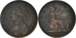 World Coins - Coin, Great Britain, Victoria, Farthing, 1861, , Bronze, KM:747.2