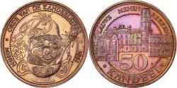 World Coins - Belgium, Token, 50 Kandeel, 1981, Copper Plated Steel,
