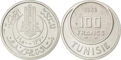 World Coins - Coin, Tunisia, Muhammad al-Amin Bey, 100 Francs, 1950, Paris,