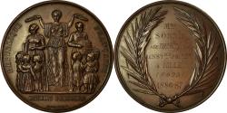 World Coins - France, Medal, Enseignement Primaire, Lille, 1887, Farochon, , Copper