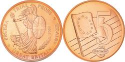 World Coins - Great Britain, 5 Euro Cent, 2002, unofficial private coin, , Copper Plated