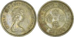 World Coins - Coin, Hong Kong, Elizabeth II, 50 Cents, 1977, Royal Mint,