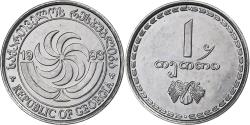 World Coins - Georgia, Thetri, 1993, Stainless Steel, , KM:76