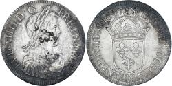 World Coins - Coin, France, Louis XIV, Écu à la mèche longue, 1647, Bordeaux, Variety