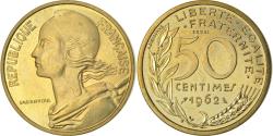 World Coins - Coin, France, 50 Centimes, 1962, , Aluminum-Bronze, KM:E110, Gadoury:427