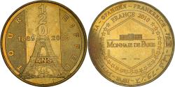 World Coins - France, Token, Paris - Tour Eiffel n°5 -120 ans, 2010, MDP,