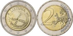 World Coins - Lithuania, 2 Euro, Baltic Culture, 2016, Vilnius, Bi-Metallic, MS(65-70)