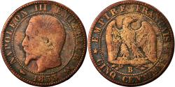 World Coins - Coin, France, Napoleon III, Napoléon III, 5 Centimes, 1853, Rouen,