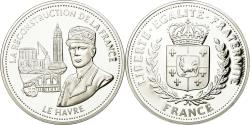 World Coins - France, Medal, La Reconstruction de la France, Le Havre, , Silver