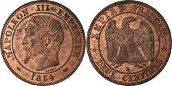 World Coins - Coin, France, Napoleon III, Napoléon III, 2 Centimes, 1854, Rouen,
