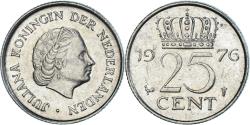 World Coins - Coin, Netherlands, Juliana, 25 Cents, 1976, , Nickel, KM:183