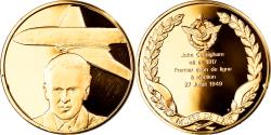 World Coins - France, Medal, John Cunnigham, 1er Avion à Réaction, Aviation,