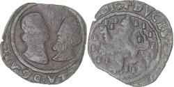 World Coins - Coin, FRENCH STATES, Franche-Comté, Albert & Isabella, 2 Deniers, 1612, Dole