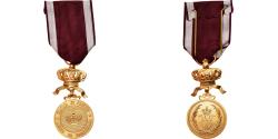 World Coins - Belgium, Ordre de la Couronne, Travail et Progrès, Medal, Uncirculated, Gilt