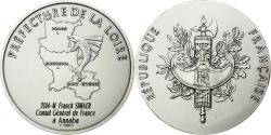World Coins - France, Medal, La Préfecture de la Loire à Franck Simaer, Consul Général de