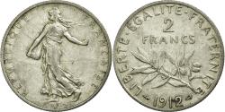 World Coins - Coin, France, Semeuse, 2 Francs, 1912, , Silver, Gadoury:532