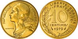 World Coins - Coin, France, Marianne, 10 Centimes, 1979, Paris, FDC,