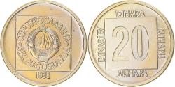 World Coins - Coin, Yugoslavia, 20 Dinara, 1988