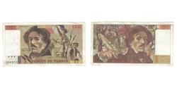 World Coins - France, 100 Francs, Delacroix, 1978, K.1306853, VF(30-35), Fayette:68.01
