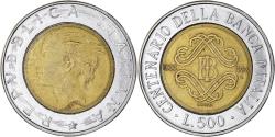 World Coins - Coin, Italy, 500 Lire, 1993, Rome, , Bi-Metallic, KM:160