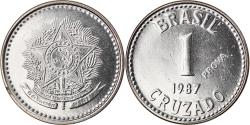 World Coins - Coin, Brazil, Cruzado, 1987, prova, , Stainless Steel, KM:New