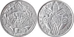 World Coins - Coin, VATICAN CITY, Paul VI, 50 Lire, 1975, , Stainless Steel, KM:129