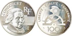 World Coins - Coin, France, Condorcet, 100 Francs, 1998, Paris, Proof, , Silver