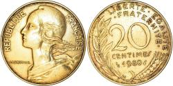 World Coins - Coin, France, Marianne, 20 Centimes, 1980, Paris, , Aluminum-Bronze