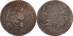 World Coins - France, Token, Louis XIV, Victoire et trophée, 1680, Copper,