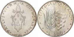 World Coins - Vatican, Paul VI, 500 Lire, 1974 / Anno XII, Rome, Silver, , KM:123