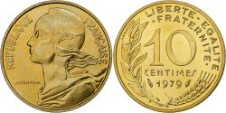 World Coins - France, 10 Centimes, Marianne, 1979, Paris, Aluminum-Bronze,