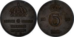 World Coins - Sweden, Gustaf VI, 5 Öre, 1969, Bronze, , KM:822