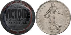 World Coins - France, Token, 75 ans de la Victoire - Capitulation de l'Allemagne, Nickel