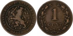 World Coins - Netherlands, William III, Cent, 1878, Utrecht, Bronze, , KM:107.1