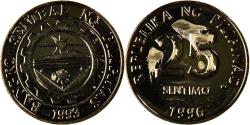 World Coins - Coin, Philippines, 25 Sentimos, 1996