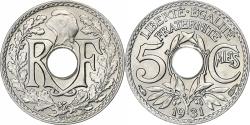 World Coins - France, 5 Centimes, Lindauer, 1931, Copper-nickel, , Gadoury:170, KM:875